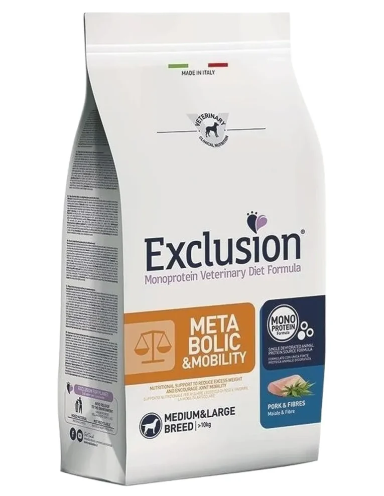 Exclusion Diet. Сухой корм для собак с свининой и клетчаткой. 2 кг.