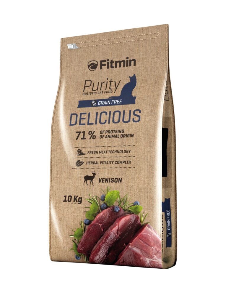 Fitmin. Сухой корм для взрослых кошек с олениной. 10 кг.