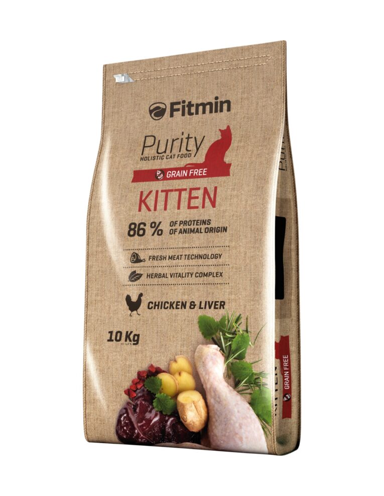Fitmin. Сухой корм для котят с курицей. 10 кг.