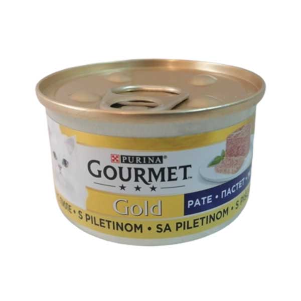 Purina Gourmet. Влажный корм для взрослых кошек с курицей. 85 гр.