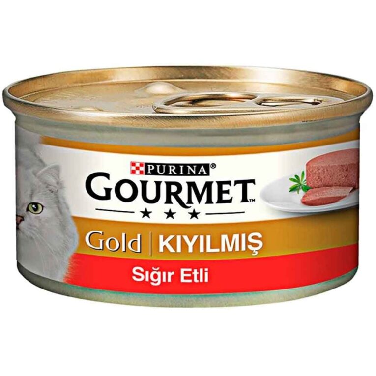Gourmet Gold. Влажный корм для взрослых кошек с говядиной. 85 гр.