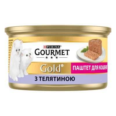 Gourmet. Консервы для котят с телятиной. 85 г.