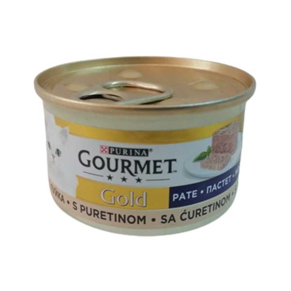 Gourmet. Консервы для взрослых кошек с индейкой. 85 гр.