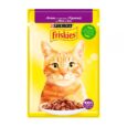 Friskies. Влажный корм для взрослых котов с ягненком. 85 г.