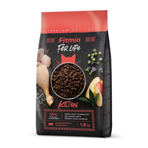 Fitmin. Сухой корм для котят с курицей. 1