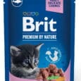 Brit. Влажный корм для котят с белой рыбой. 100 г.