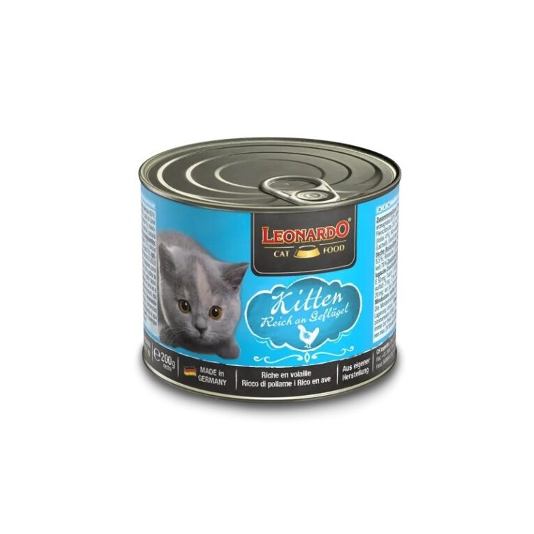 Leonardo. Влажный корм для котят с курицей и говядиной. 200 гр.