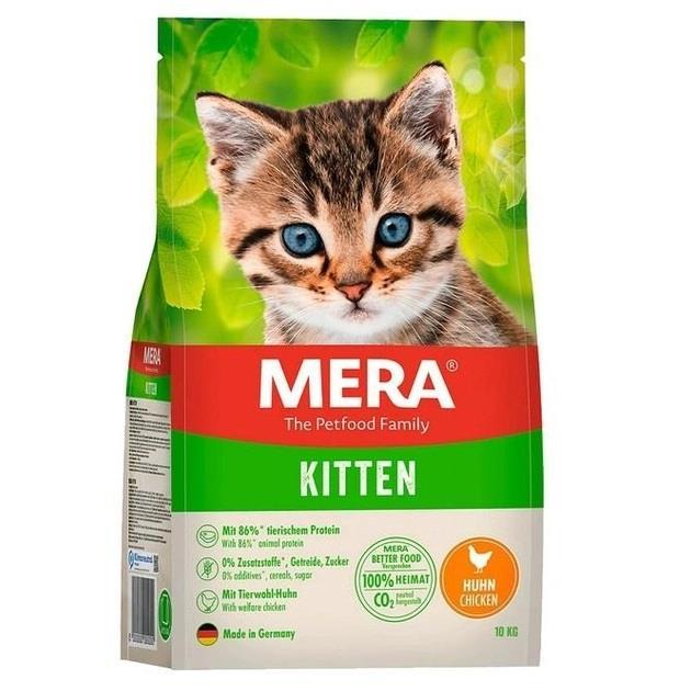 Mera. Сухой корм для котят с курицей. 10 кг.