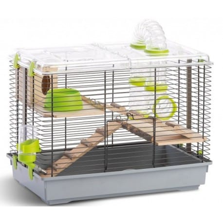 Panama Pet. Клетка для грызунов с деревянным оборудованием. 45x27x34 см.