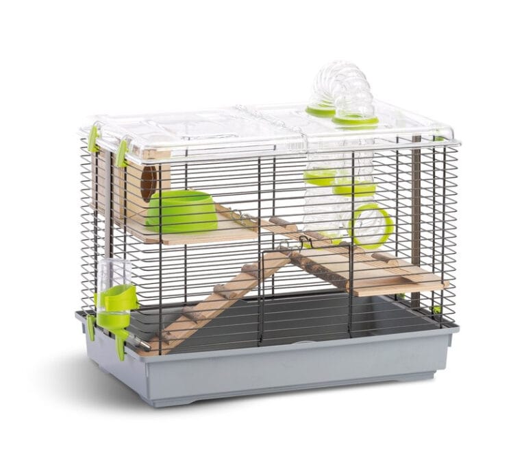 Panama Pet. Клетка для грызунов с деревянным оборудованием. 45x27x34 см.