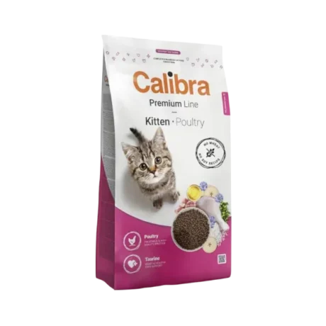 Calibra. Hrană uscată pentru pisoi cu carne de pasăre. 2 kg.