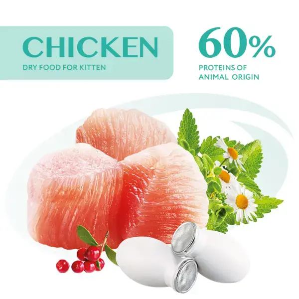 Optimeal™ Polnoraczionnyj Suhoj Korm Dlya Kotyat Kuricza 02 Kg
