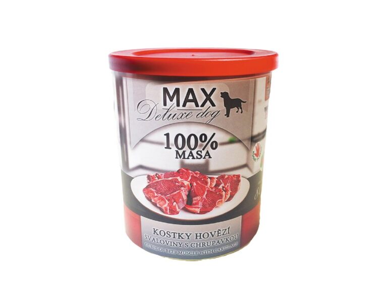 MAX. Консервы для собак с говяжьей мускулатурой и хрящом. 400 г
