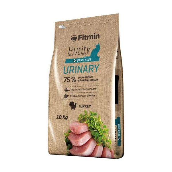 Fitmin. Сухой корм для взрослых кошек для поддержки мочевыделительной системы Purity Urinary. 10 кг.