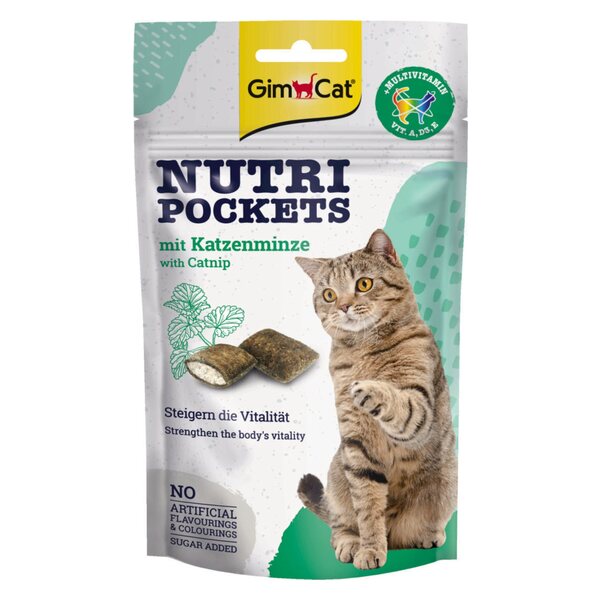 Лакомство GimCat с кошачьей мятой для кошек